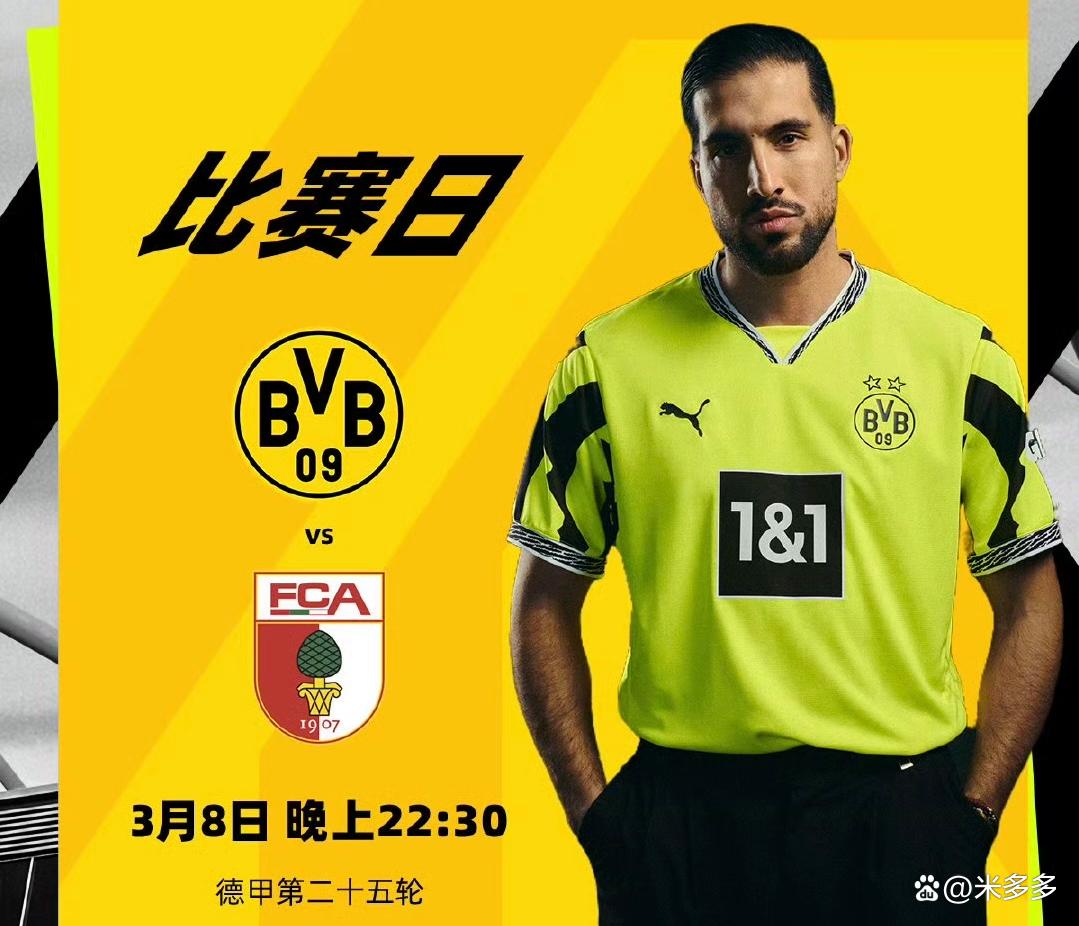 多特蒙德客场遭遇奥格斯堡反击，遭受打击