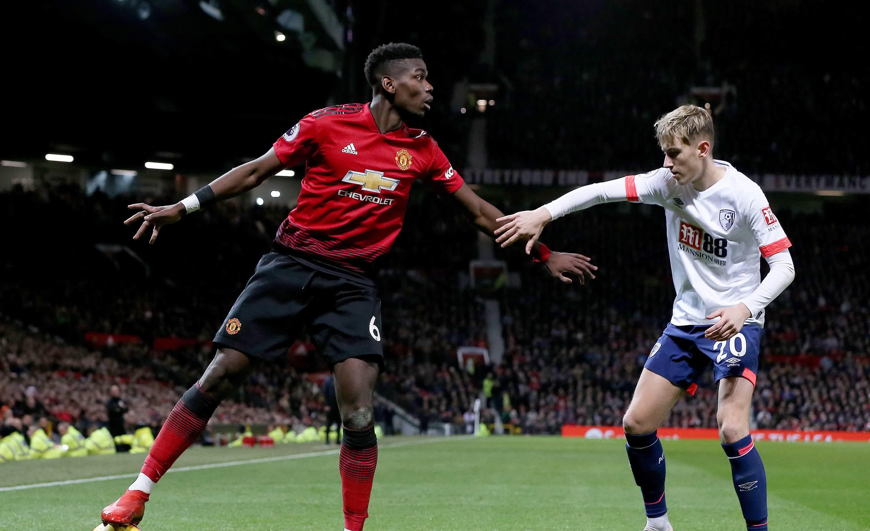 曼联客场击败伯恩茅斯，豪取三分